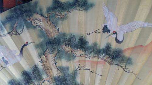 Large  bamboo Oriental Fan